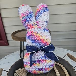 Crocheted Easter peep